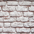 Arthouse Horace Neutral Brick Wallpaper AH908007 close-up of whitewashed brick pattern