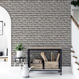 Horace Neutral by Arthouse Brick Wallpaper- Brewster Home Fashions AH908007