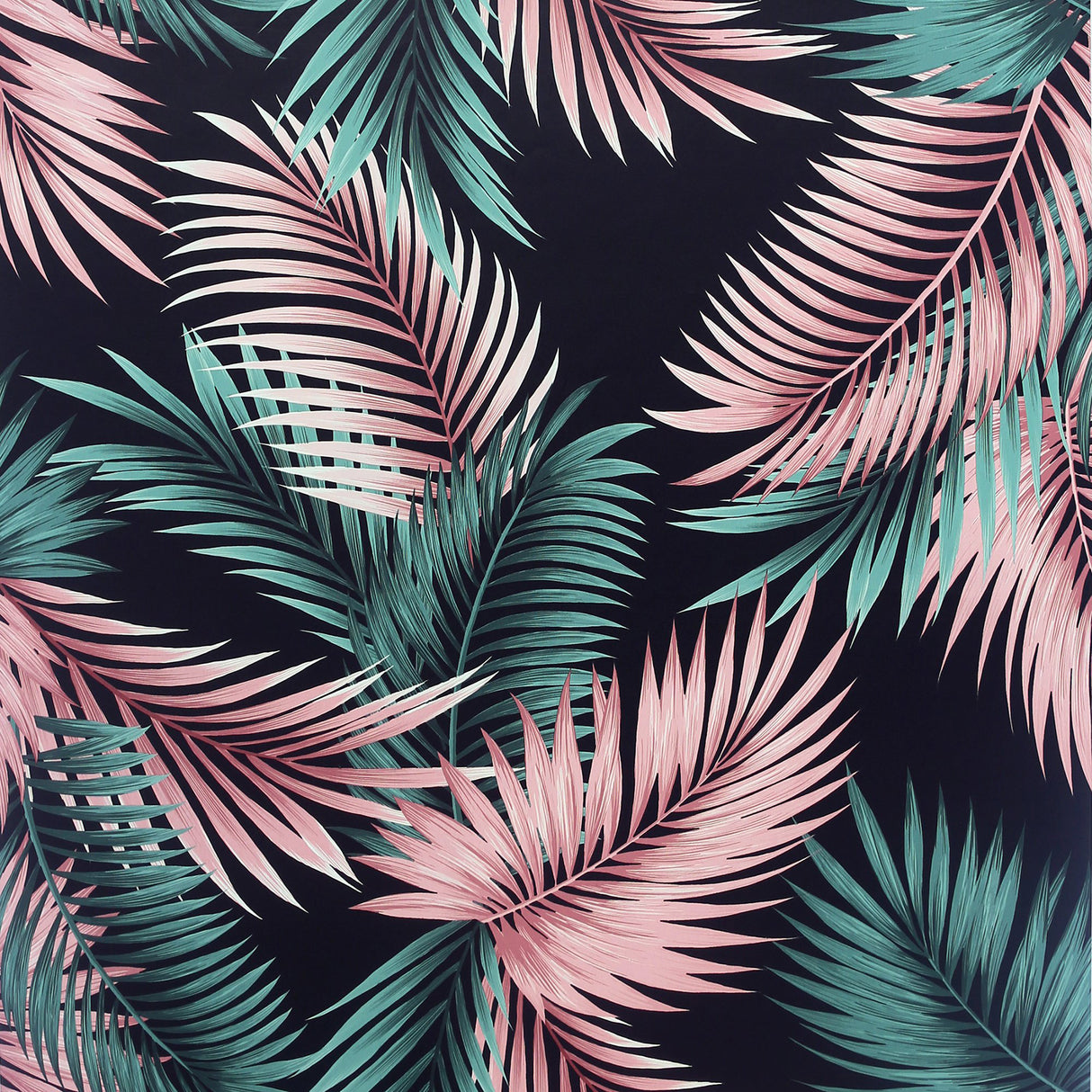 Eliza Sea Green Palm Fronds Wallpaper roll by Arthouse