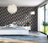 Eliza Sea Green by Arthouse Palm Fronds Wallpaper- Brewster Home Fashions AH908308