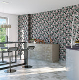 Eliza Sea Green by Arthouse Palm Fronds Wallpaper- Brewster Home Fashions AH908308