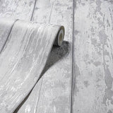 Ambrose Grey by Arthouse Wood Plank Wallpaper – Brewster Home Fashions AH908501