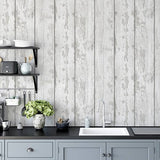 Ambrose Grey by Arthouse Wood Plank Wallpaper – Brewster Home Fashions AH908501