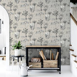 Lionel Grey by Arthouse Safari Lagoon Wallpaper – Brewster Home Fashions AH908902