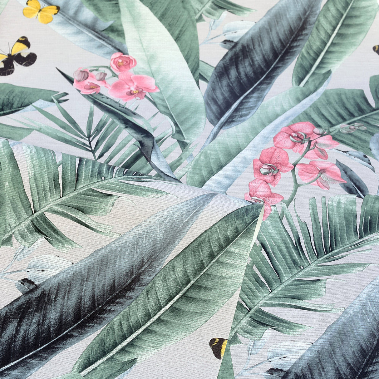 Miriam Grey Tropical by Arthouse Tropical Wallpaper – Brewster Home Fashions AH909404