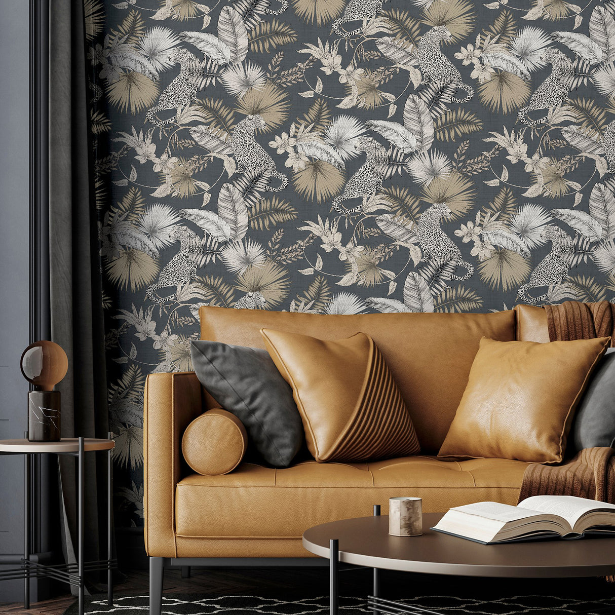 Maude Neutral by Arthouse Tropical Wallpaper – Brewster Home Fashions AH909408