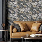 Maude Neutral by Arthouse Tropical Wallpaper – Brewster Home Fashions AH909408