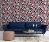 Vivette Multicolor by Arthouse Hot Tropic Wallpaper- Brewster Home Fashions AH909409