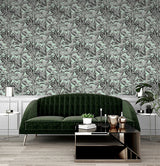 Alice Mint Greenhouse by Arthouse Botanical Wallpaper – Brewster Home Fashions AH909500