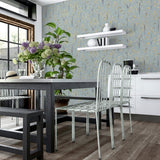 Mayumi Yellow by Arthouse Birch Grove Wallpaper – Brewster AH909503