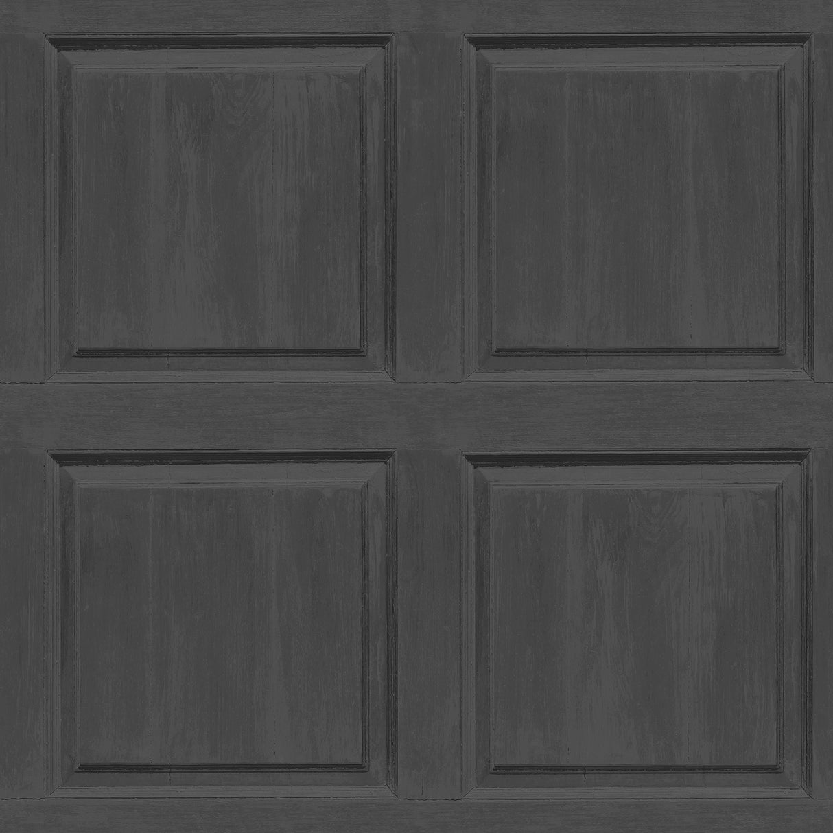Bellamy Charcoal Wooden Panel Wallpaper sample close-up