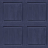 Bellamy Navy Wooden Panel Wallpaper by Arthouse