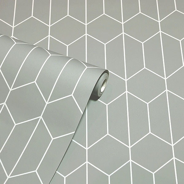 Orson Grey by Arthouse Trellis Wallpaper- Brewster Home Fashions AH909700