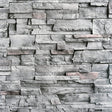 Cornell Grey Slate Wall wallpaper swatch showing stacked stone look