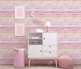 Winifred Pink by Arthouse Ombre Brick Wallpaper – Brewster Home Fashions AH909706