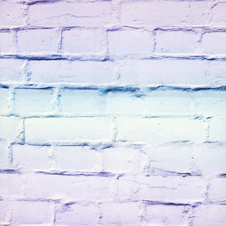 Winifred Lavender Ombre Brick Wallpaper roll in lavender ombre brick effect