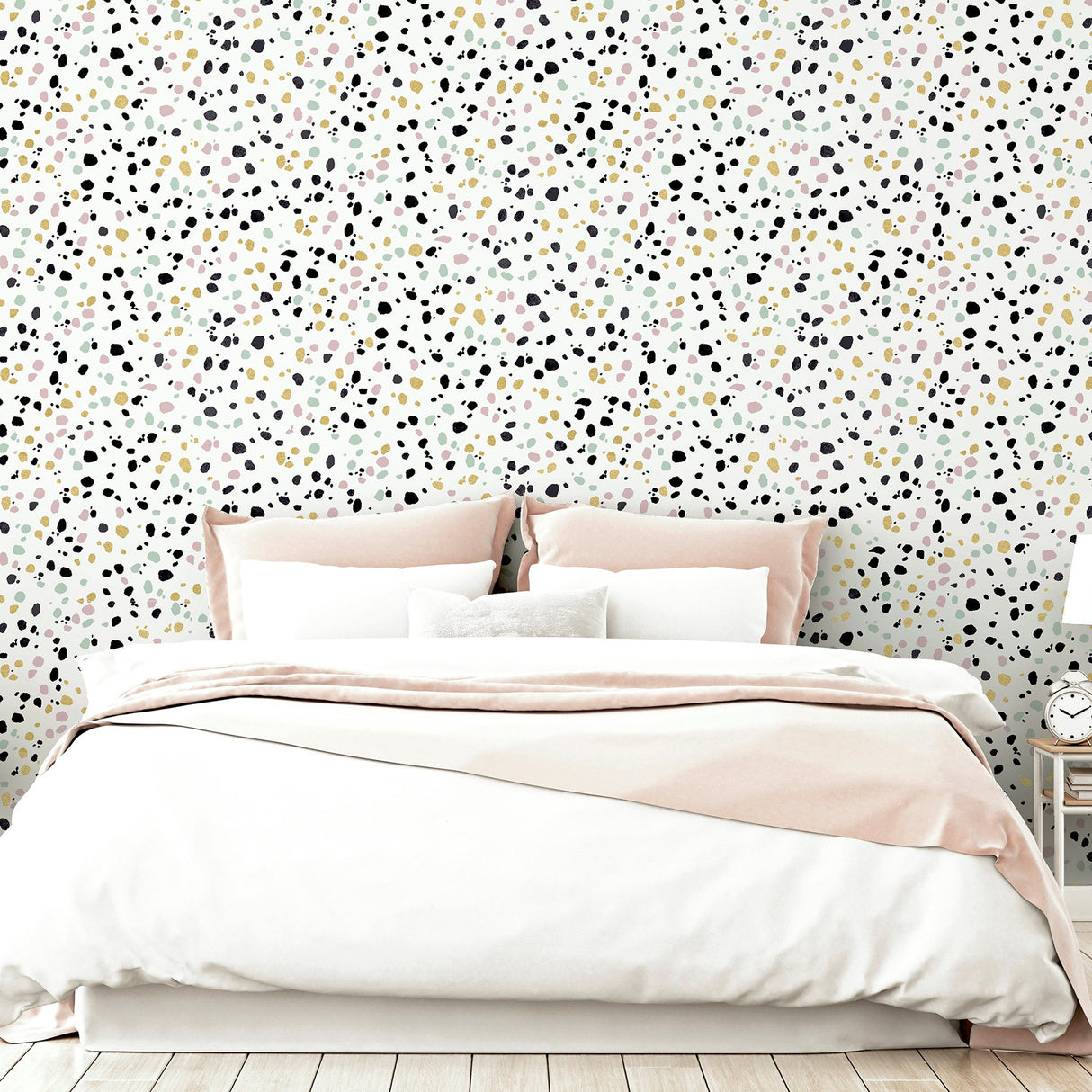 Floyd Multicolor by Arthouse Terrazzo Wallpaper- Brewster Home Fashions AH909708