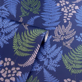 Jerome Blue by Arthouse Botanical Wallpaper – Brewster Home Fashions AH909800
