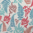 Arthouse Jerome Red Botanical Wallpaper pattern with red, teal and terracotta ferns