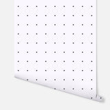Terrence White by Arthouse Dotted Grid Wallpaper- Brewster Home Fashions AH920000