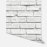 Abner White by Arthouse Brick Wallpaper – Brewster Home Fashions AH920001