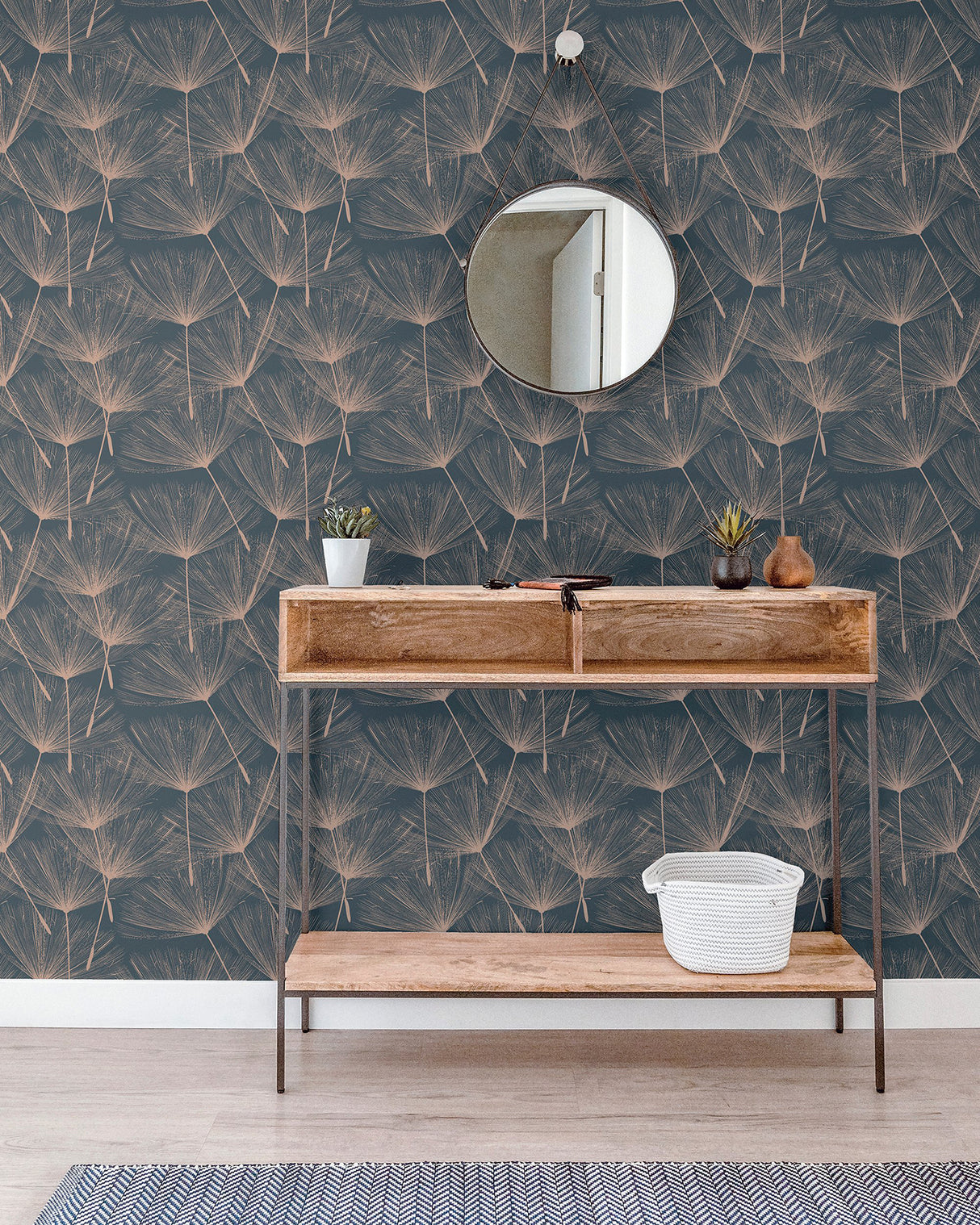 Kazue Metallic by Arthouse Dandelion Wallpaper – Brewster Home Fashions AH920807