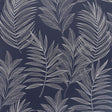 Theodore Navy Frond Wallpaper by Arthouse