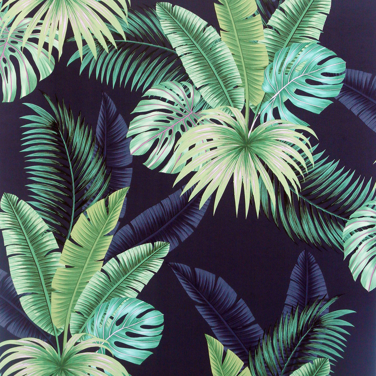 Miami Navy Palms Wallpaper by Arthouse