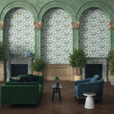 Nanette Light Blue by Arthouse Tropical Garden Wallpaper – Brewster Home Fashions AH921609