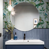 Nanette Light Blue by Arthouse Tropical Garden Wallpaper – Brewster Home Fashions AH921609