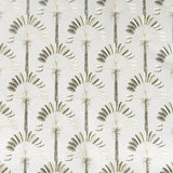 Arthouse Sylvia Gold Palm Palace Wallpaper with shimmering gold palm fronds on cream; detail and room scenes.