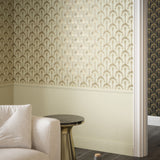 Sylvia Gold by Arthouse Palm Palace Wallpaper- Brewster Home Fashions AH921701