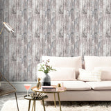 Bertram Neutral by Arthouse Wood Wallpaper- Brewster Home Fashions AH922705