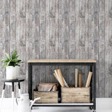 Bertram Neutral by Arthouse Wood Wallpaper- Brewster Home Fashions AH922705