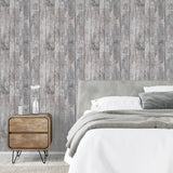 Bertram Neutral by Arthouse Wood Wallpaper- Brewster Home Fashions AH922705