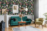 Lucretia Multicolor by Arthouse Tropical Wallpaper – Brewster AH922805