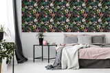 Lucretia Multicolor by Arthouse Tropical Wallpaper – Brewster AH922805