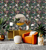 Lucretia Multicolor by Arthouse Tropical Wallpaper – Brewster AH922805