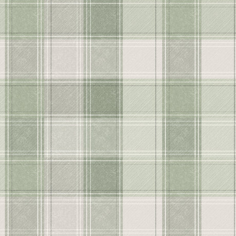 Rita Green Country Check Wallpaper by Arthouse