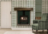 Rita Green by Arthouse Country Check Wallpaper – Brewster Home Fashions AH922806