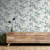 Freda Green by Arthouse Palm Trees Wallpaper- Brewster Home Fashions AH922908