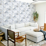 Merrick Grey Marble by Arthouse Faux Stone Wallpaper – Brewster Home Fashions AH923001