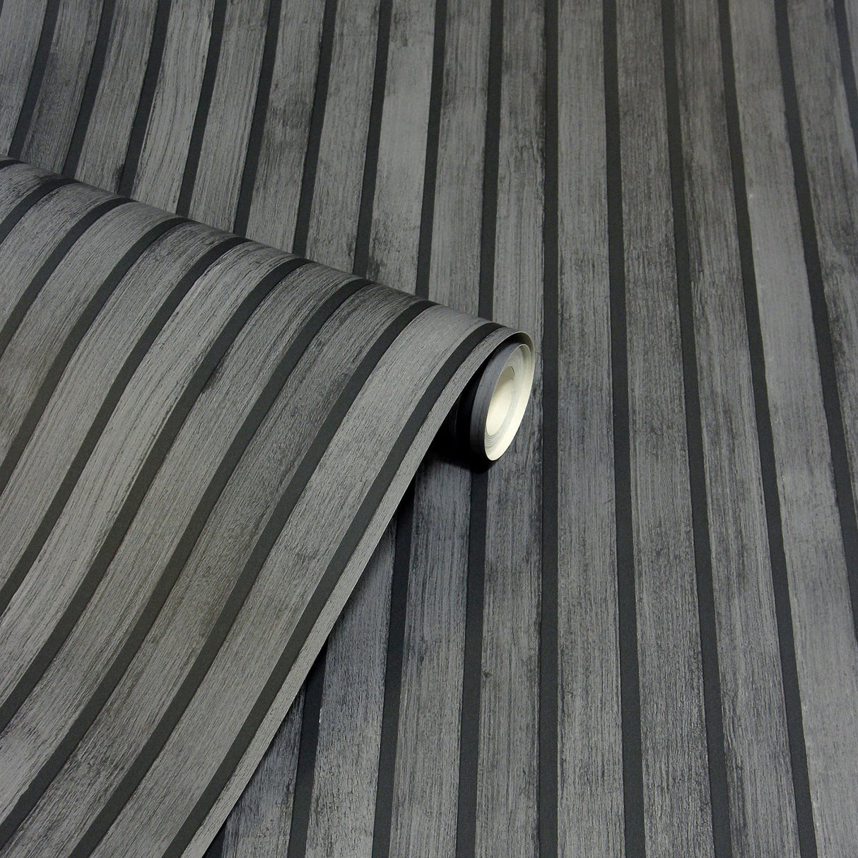 Herman Charcoal by Arthouse Wood Wallpaper - Brewster Home Fashions AH923801