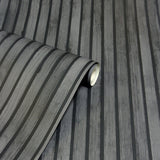 Herman Charcoal by Arthouse Wood Wallpaper - Brewster Home Fashions AH923801