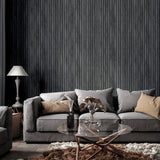 Herman Charcoal by Arthouse Wood Wallpaper - Brewster Home Fashions AH923801