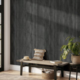 Herman Charcoal by Arthouse Wood Wallpaper - Brewster Home Fashions AH923801