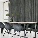 Herman Charcoal by Arthouse Wood Wallpaper - Brewster Home Fashions AH923801