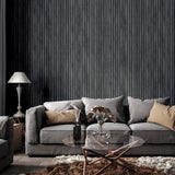 Herman Charcoal by Arthouse Wood Wallpaper - Brewster Home Fashions AH923801