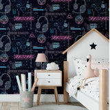 Casper Pink by Arthouse Gamer Wallpaper – Brewster Home Fashions AH923803