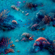 Orlena Blue Under The Sea Wallpaper by Arthouse – Brewster Home Fashions AH923808